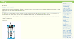 Desktop Screenshot of blog.vbmagic.net