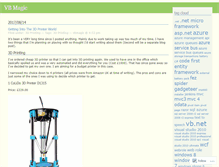 Tablet Screenshot of blog.vbmagic.net
